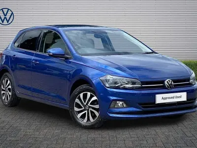 Used VW Polo Active 95 HP (69 kW) 2021 Blue Hatchback