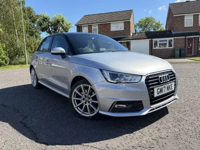 Used Audi A1 Sportback S-Line 125 HP (91 kW) 2017 Silver Hatchback