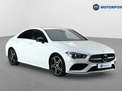 Begagnad Mercedes CLA220 AMG Line Premium 190 HK (139 kW) 2022 Vit Sedan