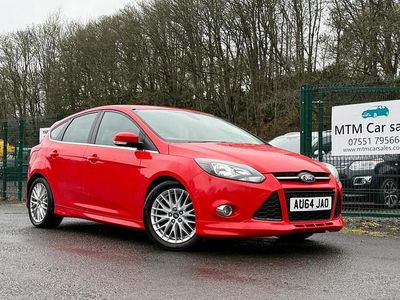 Red Used 2014 Ford Focus Zetec Hatchback | £4,495 (Fair price)