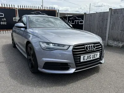 Used Audi A6 Black Edition 190 HP (139 kW) 2015 Grey Sedan