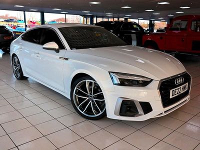 Ibis white Used 2022 Audi A5 Sportback S-Line Hatchback | £22,989 (Fair price)