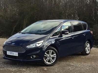 Used Ford S-MAX Titanium 150 HP (110 kW) 2017 Blue MPV