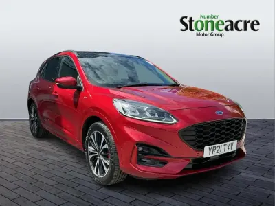Second-hand Ford Kuga ST-Line X 190 CP (139 kW) 2021 Roșu SUV