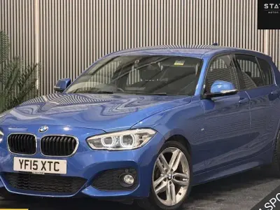 Used BMW 116 M Sport 116 HP (85 kW) 2015 Blue Hatchback