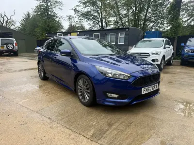 Used Ford Focus ST-Line 2018 Blue Hatchback
