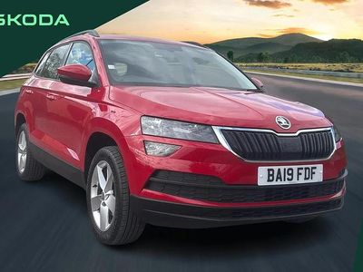 Used Skoda Karoq SE 114 HP (83 kW) 2019 Red SUV