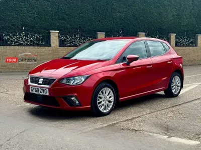 Używany Seat Ibiza SE Technology 95 KM (69 kW) 2019 Czerwony Hatchback