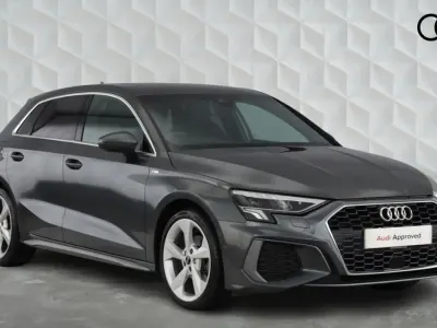 Used Audi A3 Sportback S-Line 150 HP (110 kW) 2023 Daytona grey Hatchback