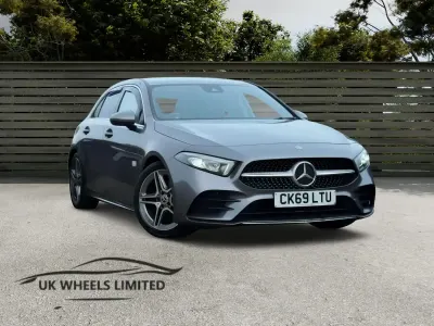 Used Mercedes A180 AMG line 136 HP (100 kW) 2019 Grey Hatchback
