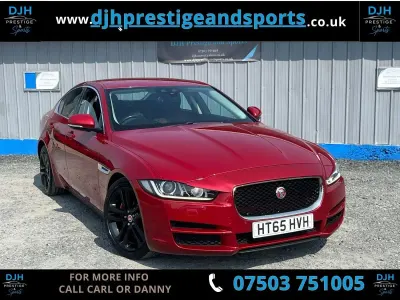 Used Jaguar XE Portfolio 180 HP (132 kW) 2016 Red Sedan
