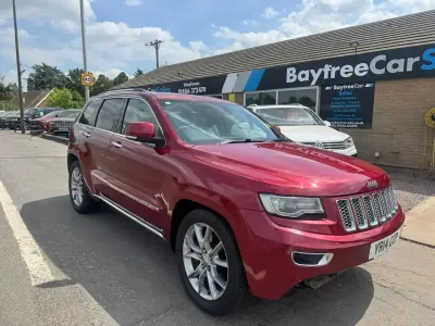 Used Jeep Grand Cherokee Summit 243 HP (178 kW) 2014 Red SUV