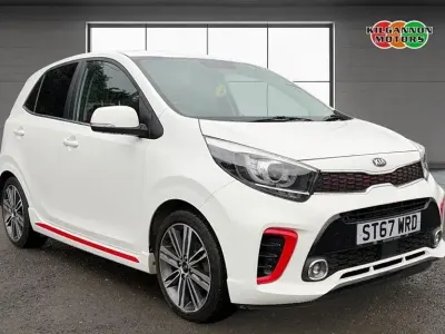 Used Kia Picanto GT-Line 66 HP (48 kW) 2018 White Hatchback