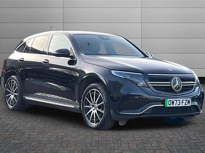 Used Mercedes EQC400 AMG line 300 kW (408 HP) 2023 Obsidian black SUV