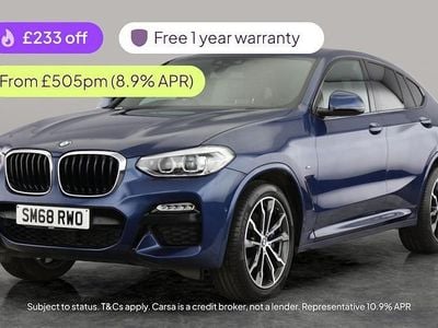 Blue Used 2019 BMW X4 M Sport SUV | £27,841 (Super price)