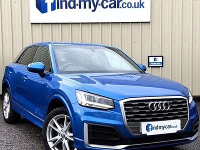 Begagnad Audi Q2 S-Line 190 HK (139 kW) 2018 Blå SUV