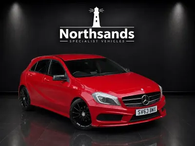 Used Mercedes A200 AMG 153 HP (112 kW) 2013 Red Hatchback