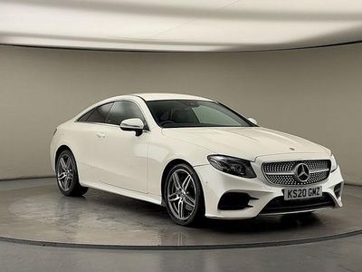 Diamond white Used 2020 Mercedes E300 AMG line Coupe | £23,900 (Super price)