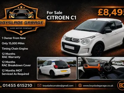 Used Citroën C1 2019 White Hatchback