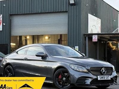 Used Mercedes C300 AMG Line Premium 258 HP (189 kW) 2019 Grey Coupe