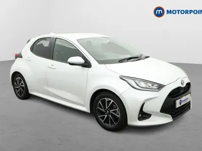 Used Toyota Yaris Hybrid Design 2021 White Hatchback