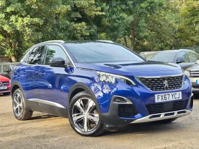 Used Peugeot 3008 GT-line 120 HP (88 kW) 2017 Blue SUV