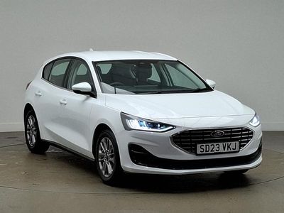 Used Ford Focus Titanium 125 HP (91 kW) 2023 White Hatchback
