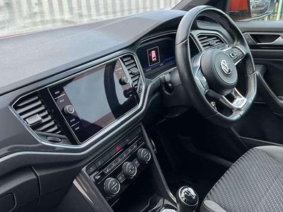 Used VW T-Roc R-line 150 HP (110 kW) 2020 Orange SUV
