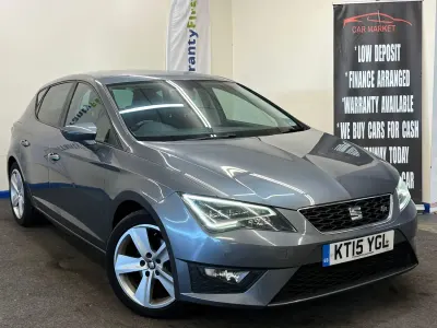 Begagnad Seat Leon FR 150 HK (110 kW) 2015 Grå Halvkombi