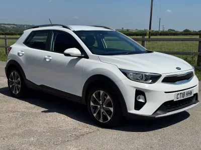 Used Kia Stonic 98 HP (72 kW) 2018 White SUV
