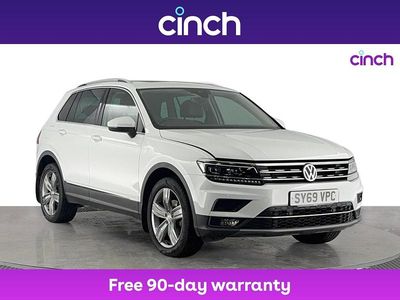 White Used 2019 VW Tiguan SEL SUV | £15,549 (Fair price)