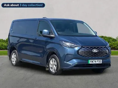 Used Ford E-Transit Limited 100 kW (136 HP) 2024 Blue Van
