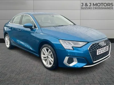 Used Audi A3 S-Line 110 HP (80 kW) 2022 White Sedan