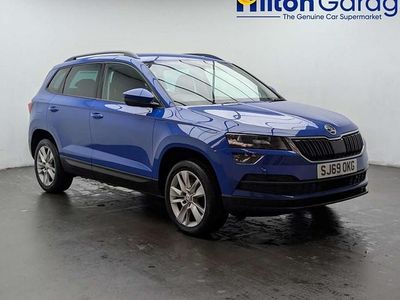Used Skoda Karoq SE Technology 150 HP (110 kW) 2019 Blue SUV