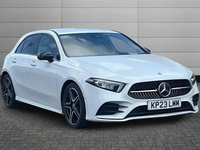 Used Mercedes A180 Executive 136 HP (100 kW) 2023 Digital white Hatchback