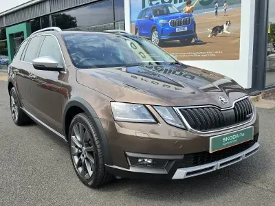 Used Skoda Octavia Scout 2018 Brown Estate