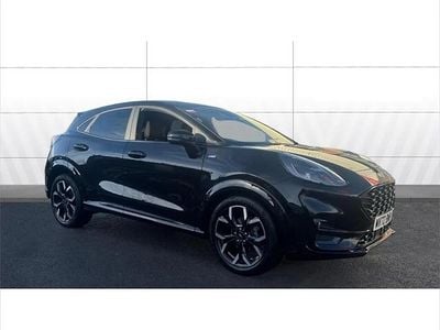 Black Used 2022 Ford Puma ST-Line X SUV | £15,249 (Fair price)