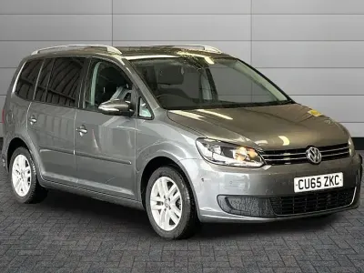 Used VW Touran SE 105 HP (77 kW) 2015 Nimbus grey MPV