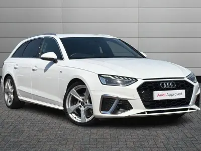 Used Audi A4 S-Line 148 HP (108 kW) 2023 White Estate