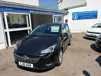 Used Vauxhall Corsa 75 HP (55 kW) 2016 Black Hatchback