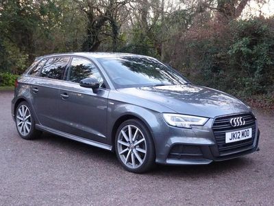 Used Audi A3 Sportback Black Edition 150 HP (110 kW) 2019 Grey Hatchback