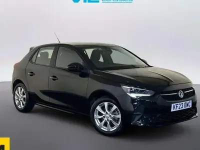 Used Vauxhall Corsa Design Edition 101 HP (74 kW) 2023 Black Hatchback