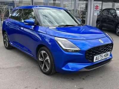 Used Suzuki Swift 82 HP (60 kW) 2025 Wb1  frontier blue pearl metallic Hatchback