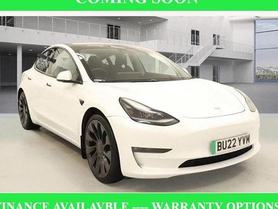 Used Tesla Model 3 Performance 461 kW (627 HP) 2022 White Sedan