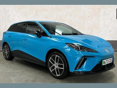Used MG MG4 EV Trophy 150 kW (204 HP) 2023 Blue Hatchback