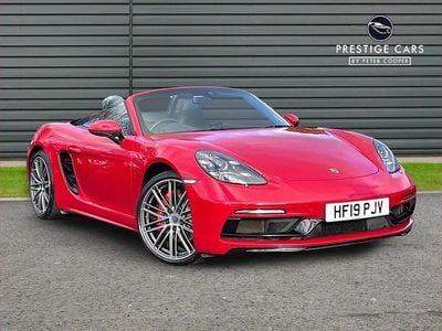 Used Porsche Boxster 344 HP (253 kW) 2019 Red Cabriolet