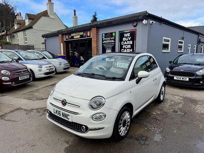 Used Fiat 500 Lounge 2016 White Hatchback