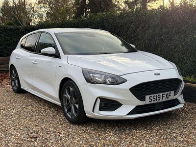 White Used 2019 Ford Focus ST-Line Hatchback | £8,295 (Fair price)