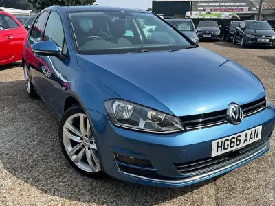 Used VW Golf VII GT 150 HP (110 kW) 2016 Blue Hatchback