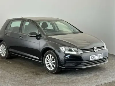 Used VW Golf VII S 125 HP (91 kW) 2018 Black Hatchback